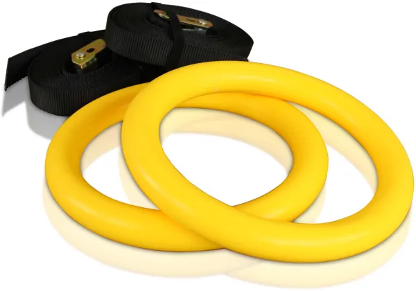 Odin Crossfit ABS Gymnastikringe Plast - Gul